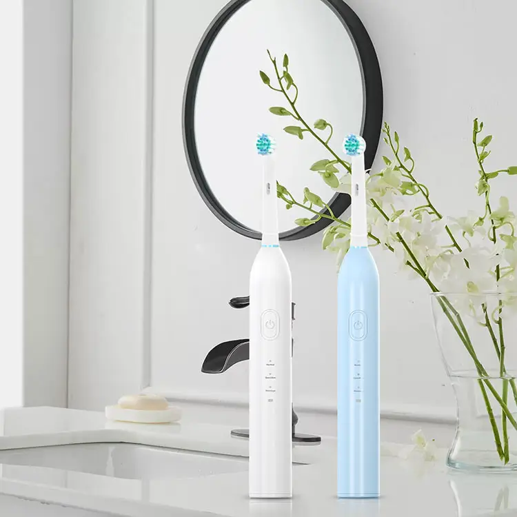 3 Modes Deep Clean Electric Toothbrush with Rechargeable Power and 2 Min Smart Timer
